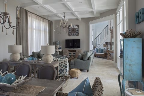 A Boheme Design - Living Room -Carillon Beach Private Residence